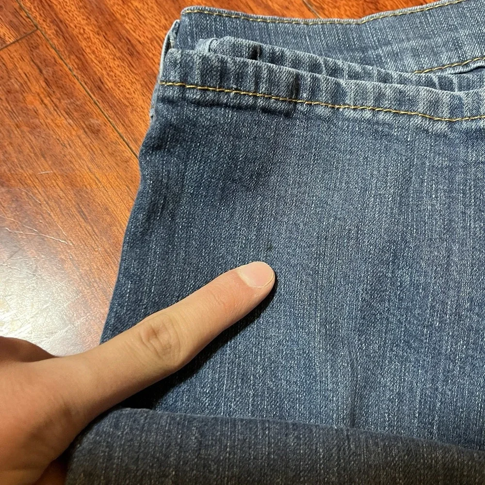 Levis 559 Jeans Men 34x32 Blue Medium Wash Relaxed Straight Fade Whiskering Work